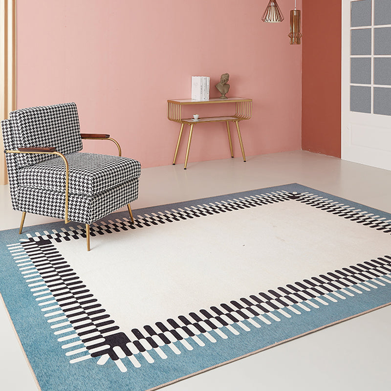 Pink Geometric Pattern Rug Polyester Modern Rug Pet Friendly Washable Non-Slip Area Rug for Living Room Clearhalo 'Area Rug' 'Modern' 'Rugs' Rug' 1811307