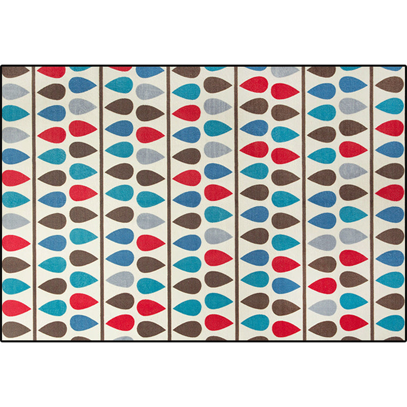 Multicolor Geometric Pattern Rug with Stripe Polyester Modern Rug Pet Friendly Washable Non-Slip Area Rug for Living Room Clearhalo 'Area Rug' 'Modern' 'Rugs' Rug' 1811360