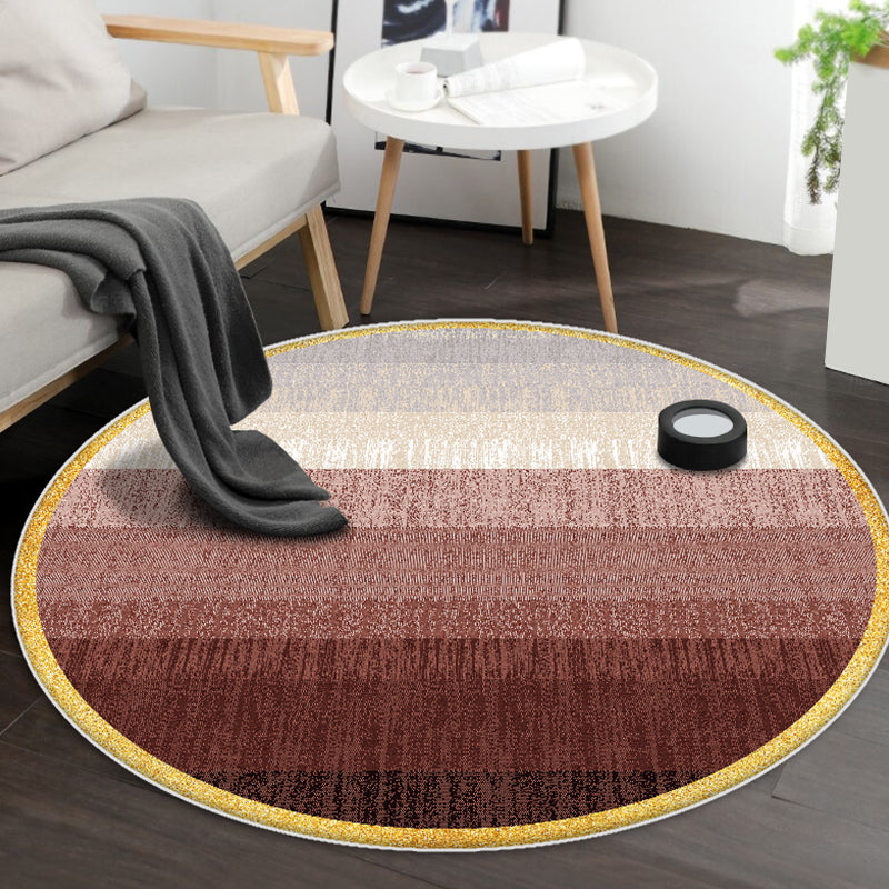 Casual Ombre Pattern Rug Blue Polyester Rug Non-Slip Pet Friendly Washable Are Rug for Living Room Red Clearhalo 'Area Rug' 'Modern' 'Rugs' Rug' 1811405