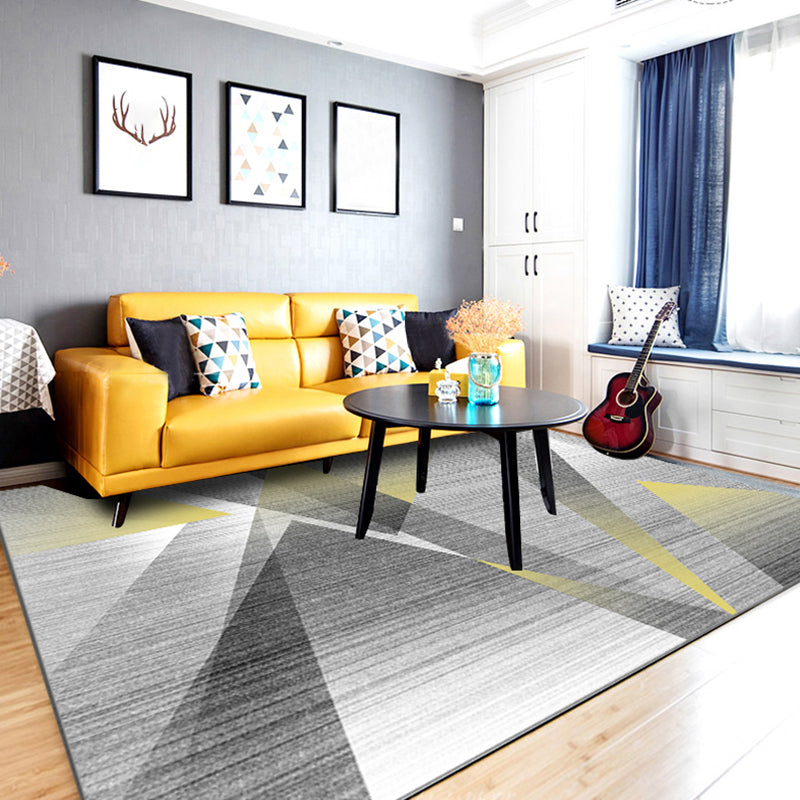 Multicolor Geometric Pattern Rug Polyester Modern Rug Pet Friendly Washable Non-Slip Area Rug for Living Room Clearhalo 'Area Rug' 'Modern' 'Rugs' Rug' 1811549