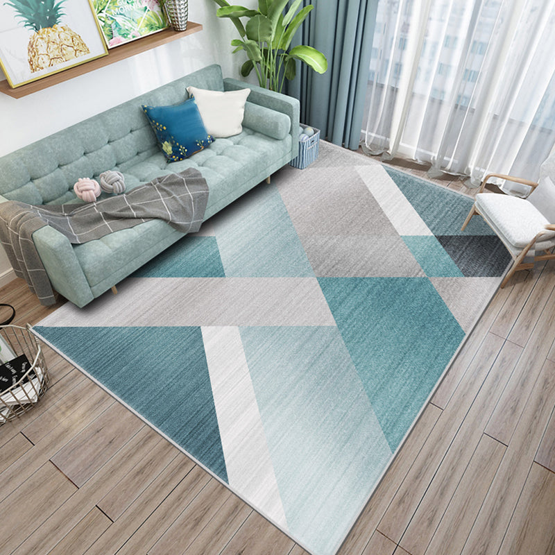 Multicolor Geometric Pattern Rug Polyester Modern Rug Pet Friendly Washable Non-Slip Area Rug for Living Room Clearhalo 'Area Rug' 'Modern' 'Rugs' Rug' 1811551