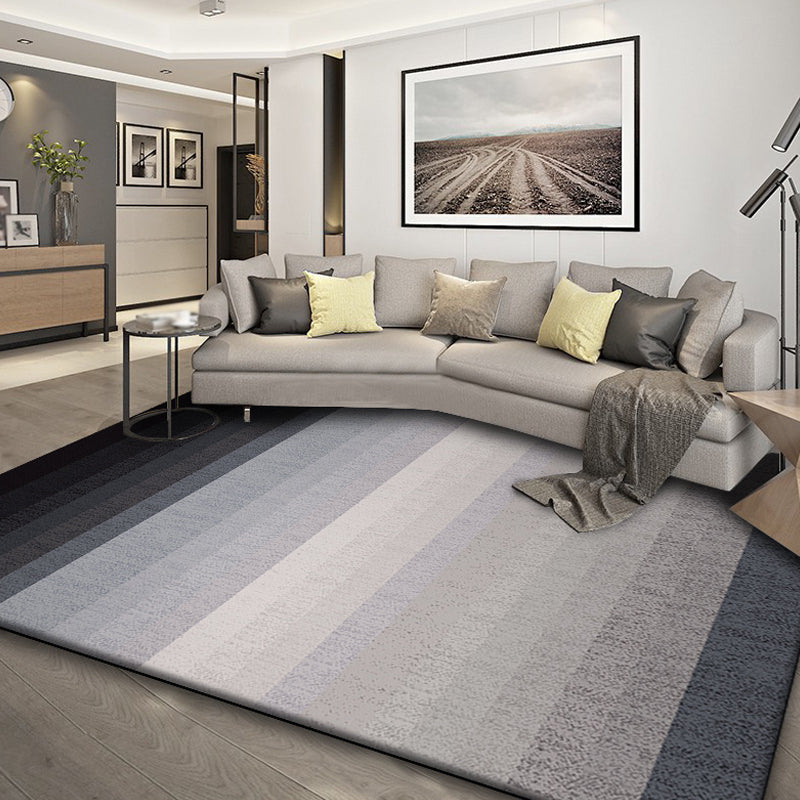 Modernist Ombre Pattern Rug Multicolor Polyester Rug Non-Slip Pet Friendly Washable Are Rug for Bedroom Grey Clearhalo 'Area Rug' 'Modern' 'Rugs' Rug' 1811851