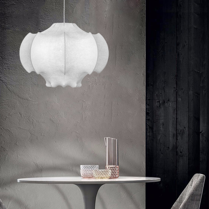 Cloud Hanging Lamp Simplicity Glass 1 Light Pink/Yellow/Blue Hanging Ceiling Light White Clearhalo 'Ceiling Lights' 'Chandeliers' 'Modern Chandeliers' 'Modern' Lighting' 181186