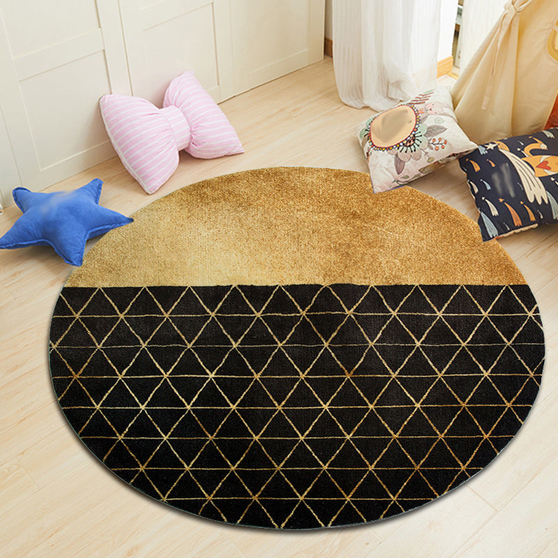 Multicolor Geometric Pattern Rug Polyester Minimalist Rug Pet Friendly Washable Non-Slip Area Rug for Living Room Clearhalo 'Area Rug' 'Modern' 'Rugs' Rug' 1812034