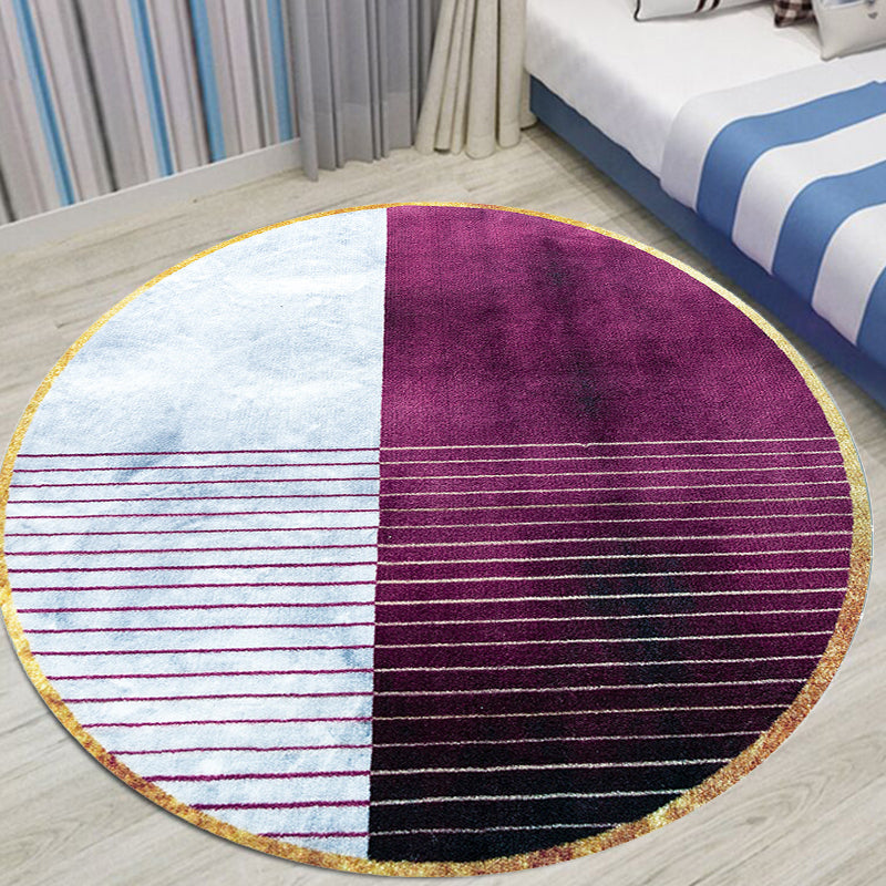 Multicolor Geometric Pattern Rug Polyester Minimalist Rug Pet Friendly Washable Non-Slip Area Rug for Living Room Clearhalo 'Area Rug' 'Modern' 'Rugs' Rug' 1812037