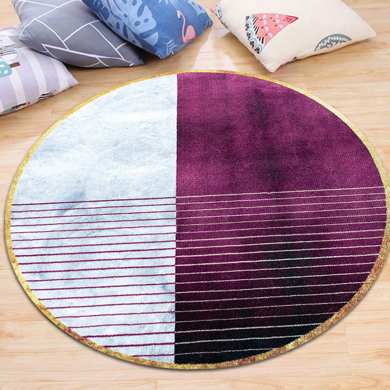 Multicolor Geometric Pattern Rug Polyester Minimalist Rug Pet Friendly Washable Non-Slip Area Rug for Living Room Clearhalo 'Area Rug' 'Modern' 'Rugs' Rug' 1812038