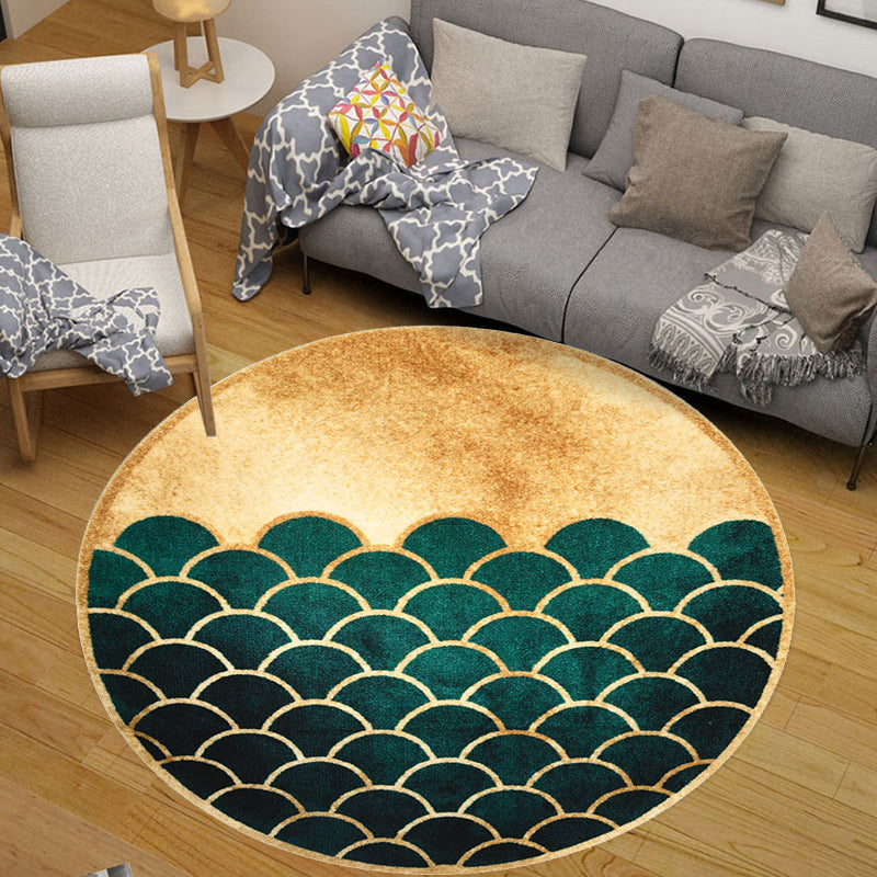 Multicolor Geometric Pattern Rug Polyester Minimalist Rug Pet Friendly Washable Non-Slip Area Rug for Living Room Clearhalo 'Area Rug' 'Modern' 'Rugs' Rug' 1812040