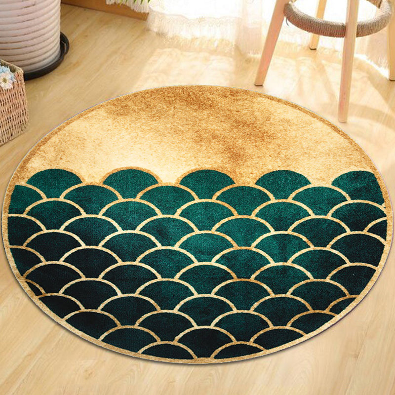 Multicolor Geometric Pattern Rug Polyester Minimalist Rug Pet Friendly Washable Non-Slip Area Rug for Living Room Clearhalo 'Area Rug' 'Modern' 'Rugs' Rug' 1812041