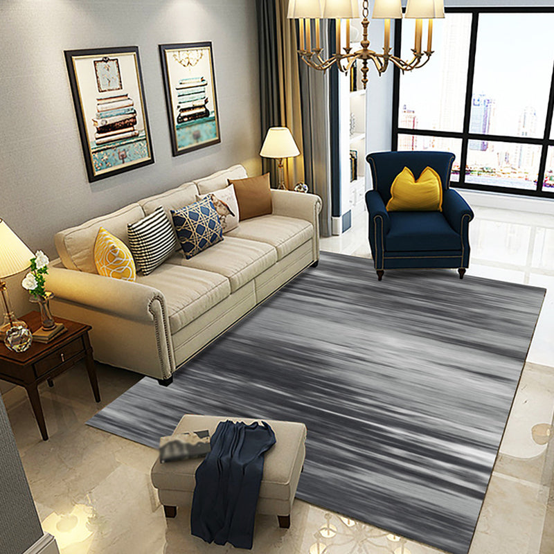 Creative Abstract Rug Multicolor Industrial Rug Polyester Pet Friendly  Non-Slip Backing Washable Area Rug for Living Room - Clearhalo