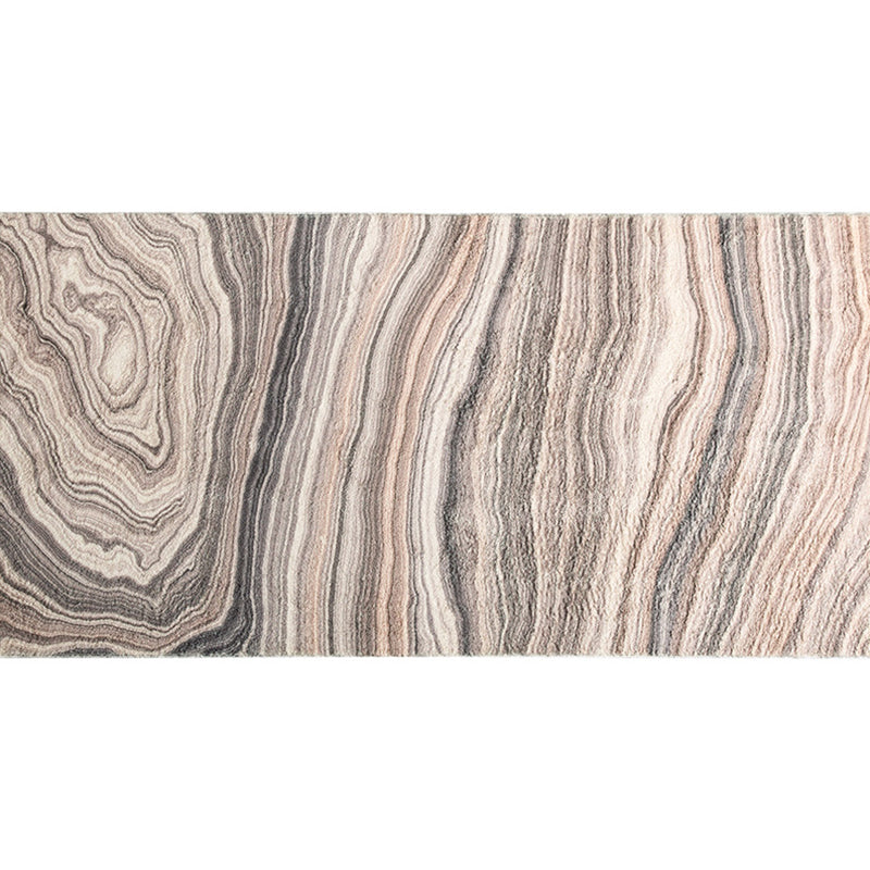 Modernism Swirl Stripe Pattern Rug Grey Polyester Rug Non-Slip Pet Friendly Washable Area Rug for Bedroom Clearhalo 'Area Rug' 'Modern' 'Rugs' Rug' 1812825