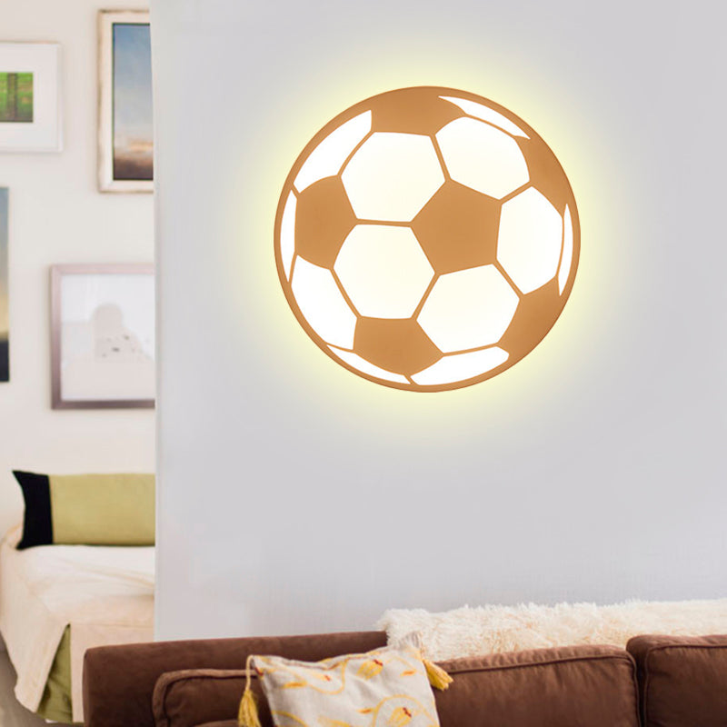 Flat Cartoon Shape Wall Light Modern Stylish Acrylic LED Wall Lamp in White for Stair White E Clearhalo 'Wall Lamps & Sconces' 'Wall Lights' Lighting' 181680