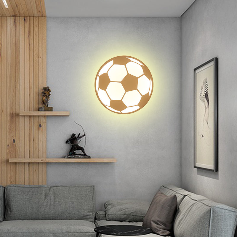 Flat Cartoon Shape Wall Light Modern Stylish Acrylic LED Wall Lamp in White for Stair Clearhalo 'Wall Lamps & Sconces' 'Wall Lights' Lighting' 181681