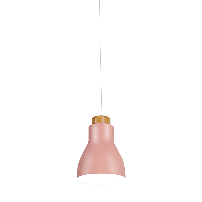 Nordic Half-Bottle Pendant Light One Head Metallic Hanging Light for Balcony Study Room Clearhalo 'Ceiling Lights' 'Modern Pendants' 'Modern' 'Pendant Lights' 'Pendants' Lighting' 182771