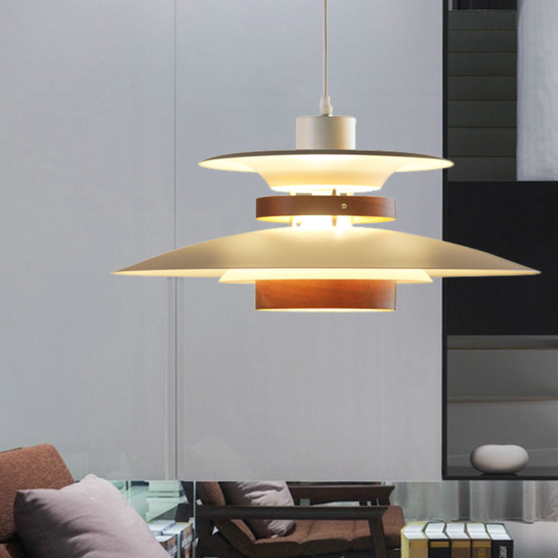 Shop Bookstore UFO Pendant Light Metal One Light Creative Pendant Light with Adjustable Cord Clearhalo 'Ceiling Lights' 'Modern Pendants' 'Modern' 'Pendant Lights' 'Pendants' Lighting' 184534