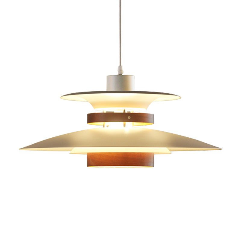 Shop Bookstore UFO Pendant Light Metal One Light Creative Pendant Light with Adjustable Cord Clearhalo 'Ceiling Lights' 'Modern Pendants' 'Modern' 'Pendant Lights' 'Pendants' Lighting' 184535