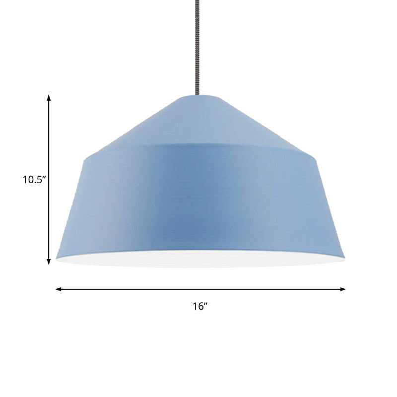 Undertint Barn Hanging Light with Adjustable Cord 1 Light Nordic Metallic Pendant Lamp for Hotel Clearhalo 'Ceiling Lights' 'Modern Pendants' 'Modern' 'Pendant Lights' 'Pendants' Lighting' 185171