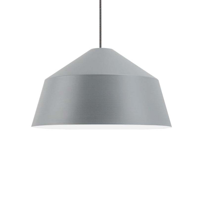 Undertint Barn Hanging Light with Adjustable Cord 1 Light Nordic Metallic Pendant Lamp for Hotel Clearhalo 'Ceiling Lights' 'Modern Pendants' 'Modern' 'Pendant Lights' 'Pendants' Lighting' 185175