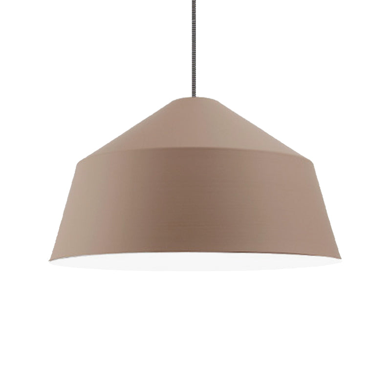 Undertint Barn Hanging Light with Adjustable Cord 1 Light Nordic Metallic Pendant Lamp for Hotel Clearhalo 'Ceiling Lights' 'Modern Pendants' 'Modern' 'Pendant Lights' 'Pendants' Lighting' 185177