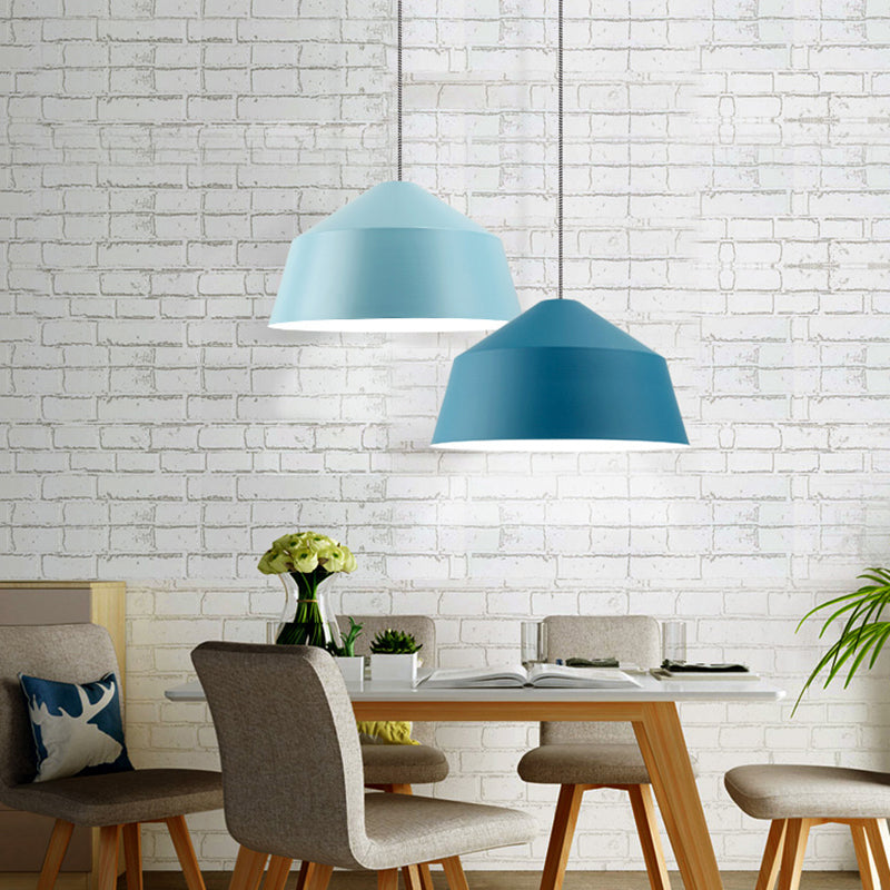 Undertint Barn Hanging Light with Adjustable Cord 1 Light Nordic Metallic Pendant Lamp for Hotel Clearhalo 'Ceiling Lights' 'Modern Pendants' 'Modern' 'Pendant Lights' 'Pendants' Lighting' 185178