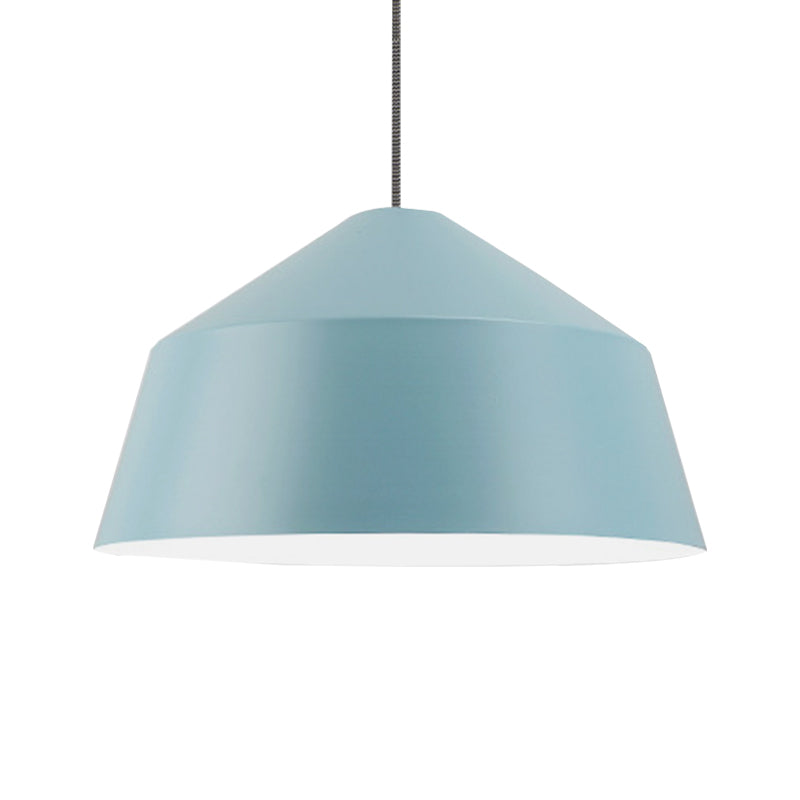 Undertint Barn Hanging Light with Adjustable Cord 1 Light Nordic Metallic Pendant Lamp for Hotel Clearhalo 'Ceiling Lights' 'Modern Pendants' 'Modern' 'Pendant Lights' 'Pendants' Lighting' 185181