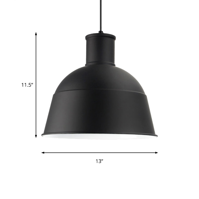 Aluminum Bowl Shade Hanging Pendant Light Meeting Room 1 Bulb Contemporary Hanging Lamp Clearhalo 'Ceiling Lights' 'Modern Pendants' 'Modern' 'Pendant Lights' 'Pendants' Lighting' 185279