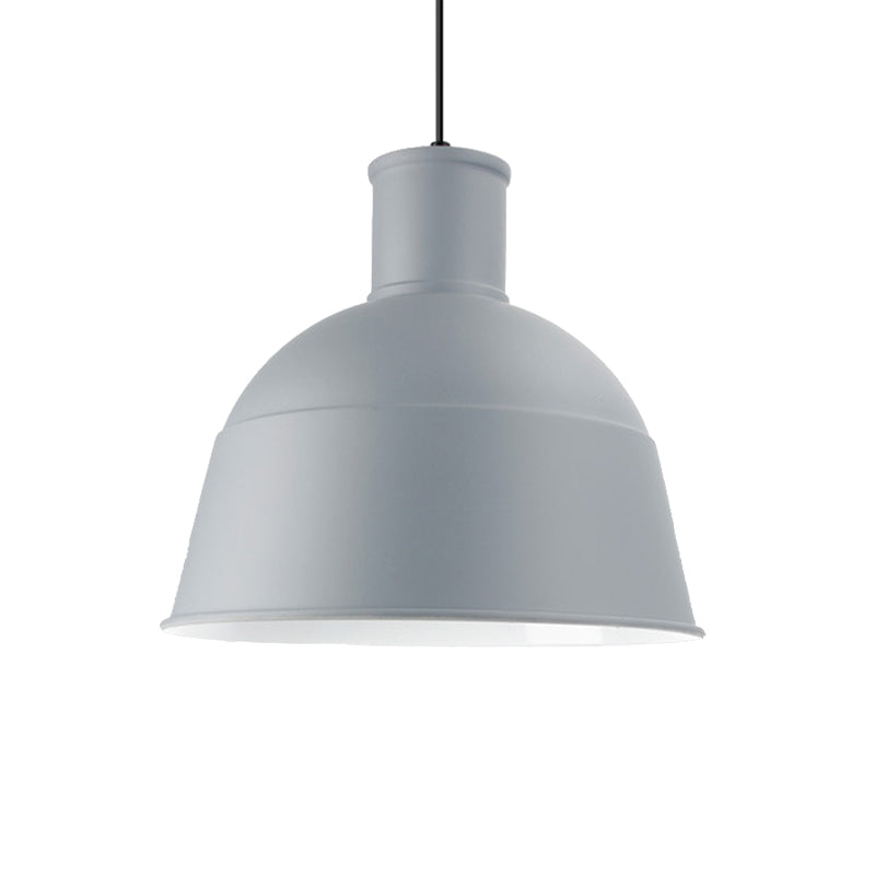 Aluminum Bowl Shade Hanging Pendant Light Meeting Room 1 Bulb Contemporary Hanging Lamp Clearhalo 'Ceiling Lights' 'Modern Pendants' 'Modern' 'Pendant Lights' 'Pendants' Lighting' 185283