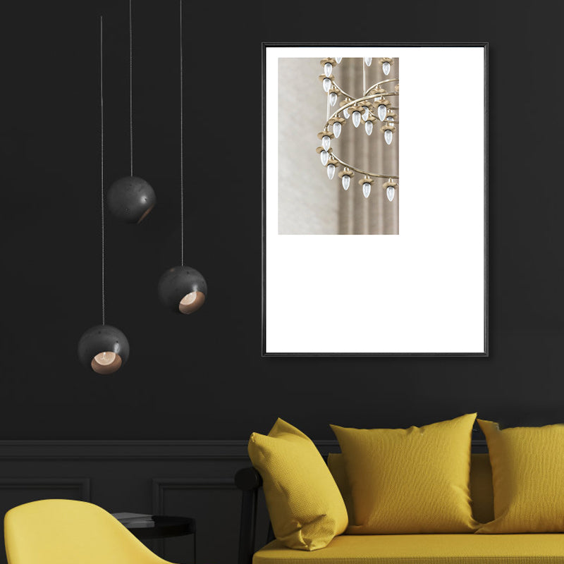 Still Life Wall Art Contemporary Textured Living Room Canvas Print in Light Color Light Brown Clearhalo 'Art Gallery' 'Canvas Art' 'Contemporary Art Gallery' 'Modern' Arts' 1859163