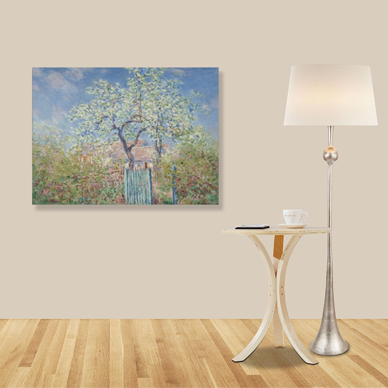 Impressionism Style Mount Scenery Wrapped Canvas Boys Bedroom Paintings Wall Decor Clearhalo 'Arts' 'Canvas Art' 1859276