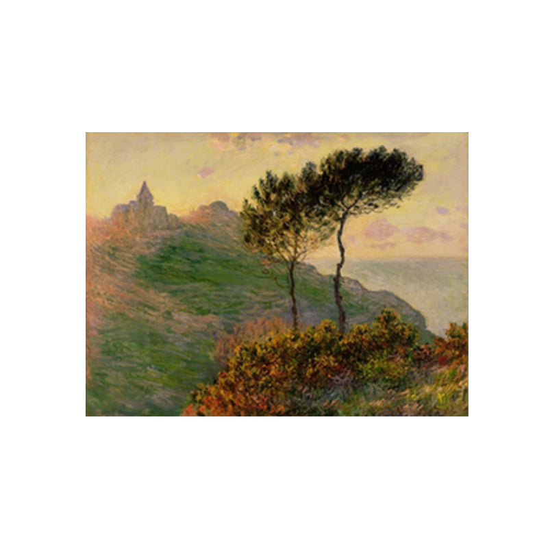 Impressionism Style Mount Scenery Wrapped Canvas Boys Bedroom Paintings Wall Decor Clearhalo 'Arts' 'Canvas Art' 1859286