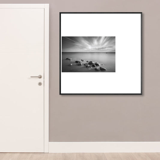 Dark Retro Wall Art Photographic Print Colvas pour chambre à coucher, options de taille multiple