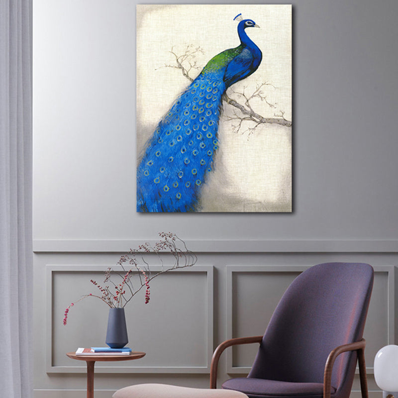 Abstract wall on sale art Abstract canvas Chinese peacocks canvas Peacocks modern art Modern wall art Modern decor Fashionable canvas Japan art