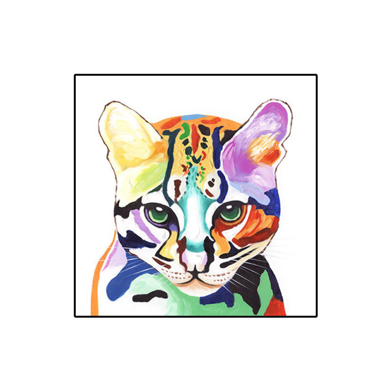 Pop Art Stylish Animal Pattern Wall Decor Light Color Dining Room Wrapped Canvas Clearhalo 'Arts' 'Canvas Art' 1860128