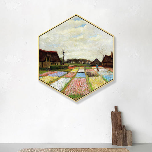 Impressionism Flatland Scene Wall Art Canvas Textured Pastel Color Painting for Children's Room Clearhalo 'Arts' 'Canvas Art' 1860234