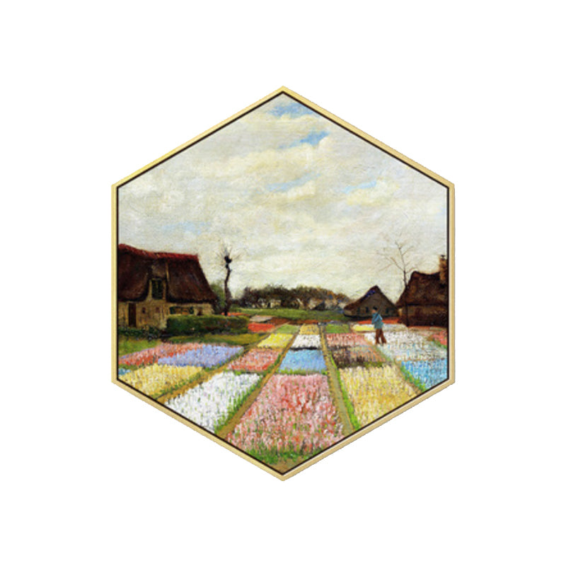 Impressionism Flatland Scene Wall Art Canvas Textured Pastel Color Painting for Children's Room Clearhalo 'Arts' 'Canvas Art' 1860236