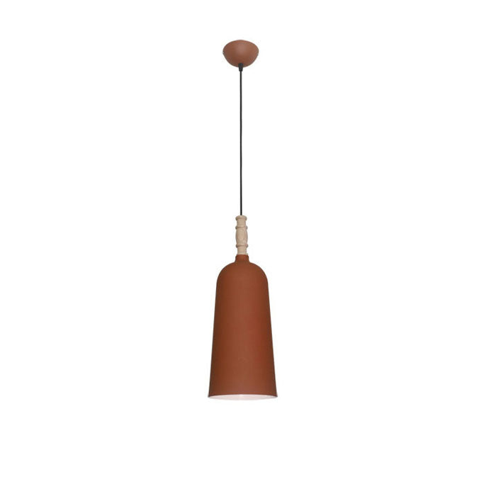 1 Light Bell Shaped Pendant Light Nordic Stylish Metal Hanging Lamp for Cafe Bookstore Clearhalo 'Ceiling Lights' 'Modern Pendants' 'Modern' 'Pendant Lights' 'Pendants' Lighting' 186063