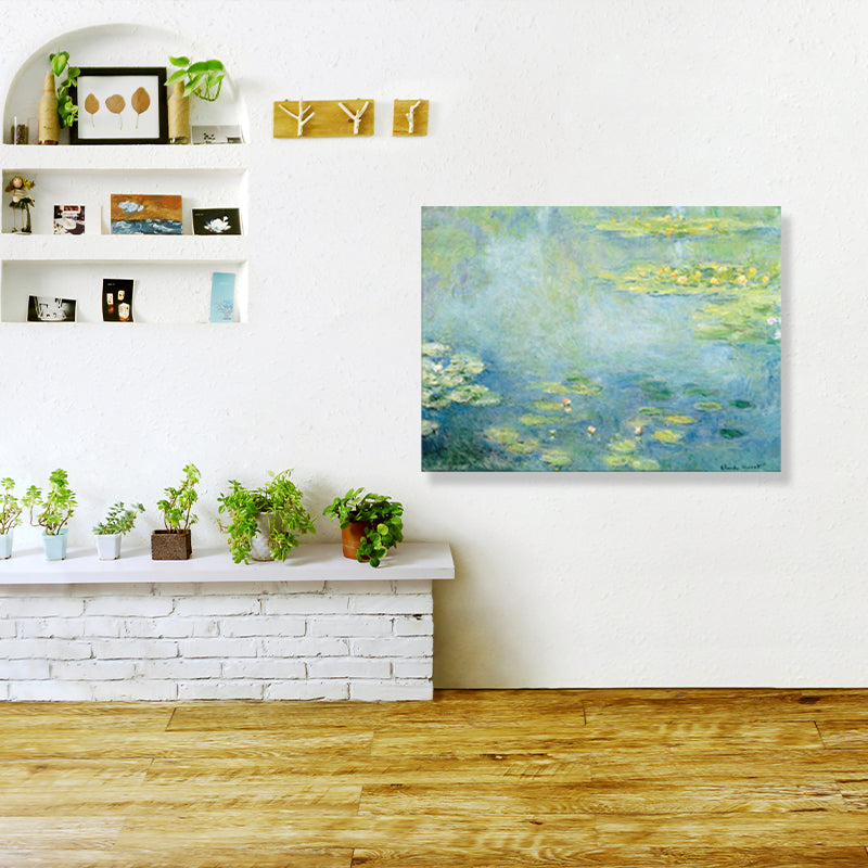 Vivid Natural Scenery Wall Decor Impressionism Textured Sitting Room Wrapped Canvas Clearhalo 'Arts' 'Canvas Art' 1860879