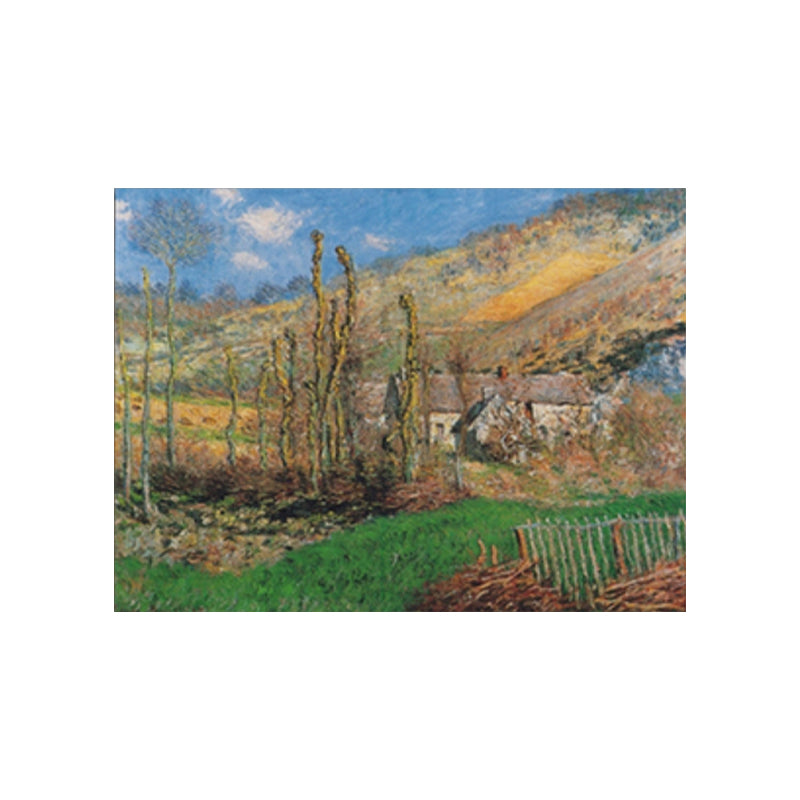 Vivid Natural Scenery Wall Decor Impressionism Textured Sitting Room Wrapped Canvas Clearhalo 'Arts' 'Canvas Art' 1860884