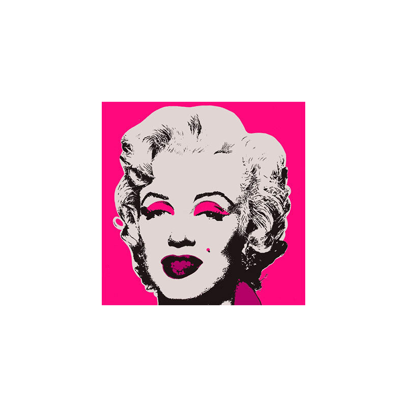 Marilyn Monroe Wrapped Canvas Pop Art Famous Character Wall Decor in Pastel Color Clearhalo 'Arts' 'Canvas Art' 1860892