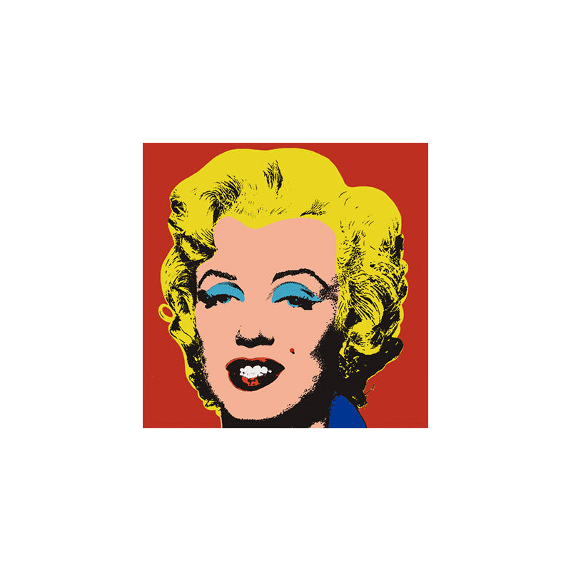 Marilyn Monroe Wrapped Canvas Pop Art Famous Character Wall Decor in Pastel Color Clearhalo 'Arts' 'Canvas Art' 1860903