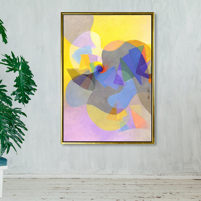 Paintings Fancy Pattern Canvas Print Living Room Abstract Wall Art in Pastel Color Clearhalo 'Arts' 'Canvas Art' 1861529