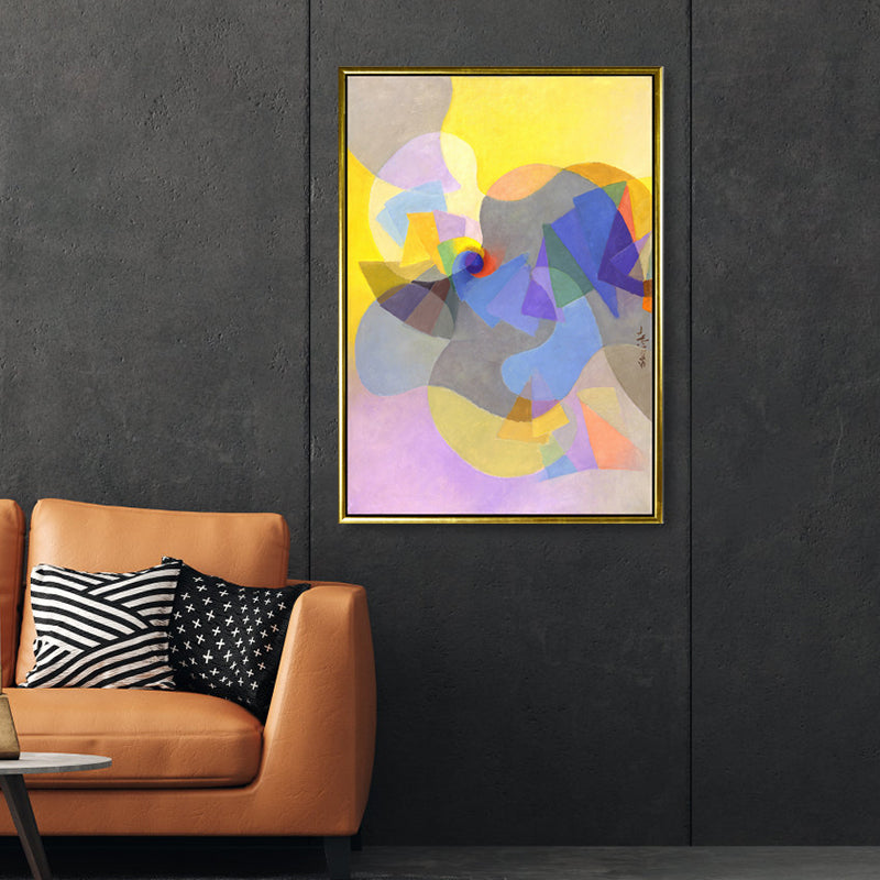 Paintings Fancy Pattern Canvas Print Living Room Abstract Wall Art in Pastel Color Clearhalo 'Arts' 'Canvas Art' 1861530