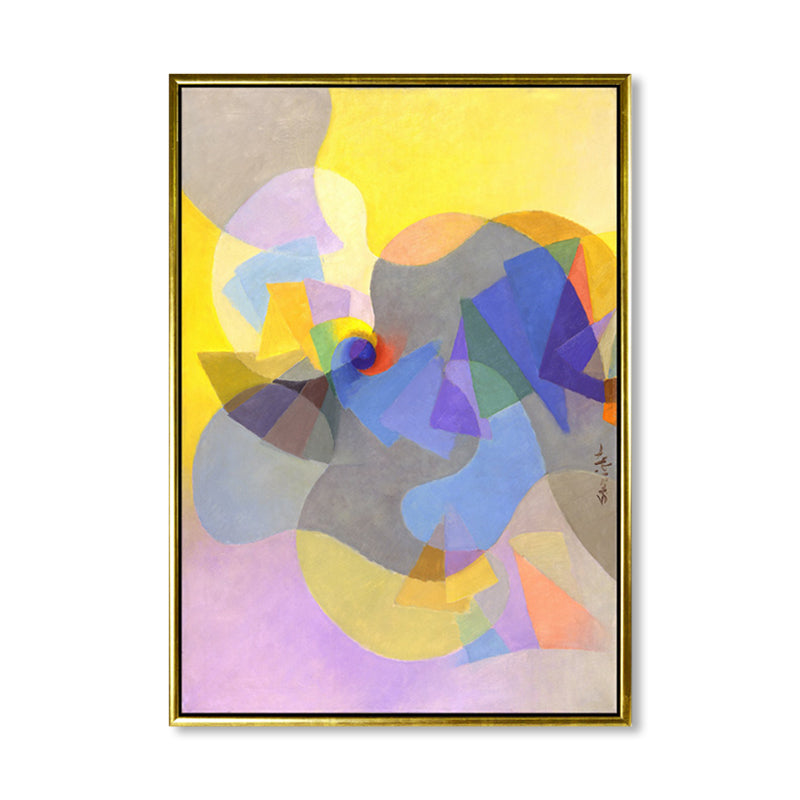 Paintings Fancy Pattern Canvas Print Living Room Abstract Wall Art in Pastel Color Clearhalo 'Arts' 'Canvas Art' 1861531