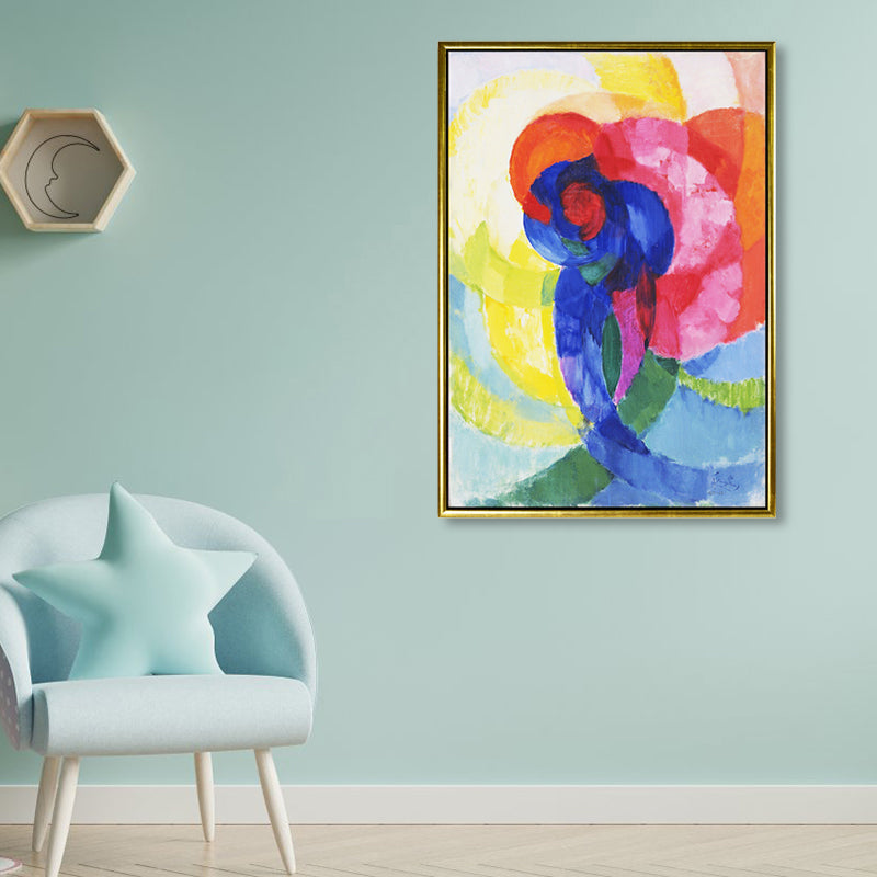 Paintings Fancy Pattern Canvas Print Living Room Abstract Wall Art in Pastel Color Clearhalo 'Arts' 'Canvas Art' 1861535