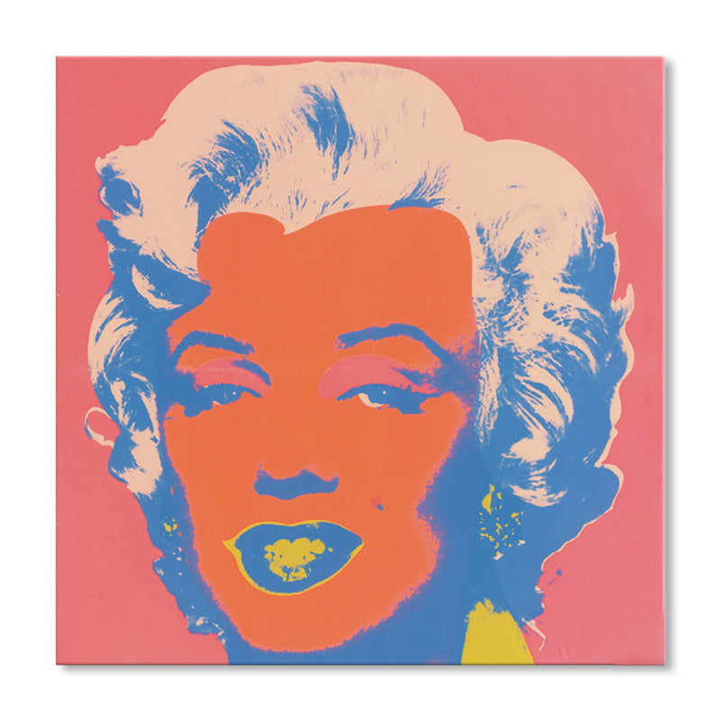 Marilyn Monroe Canvas House Interior Paintings Figure Wall Art Print in Soft Color, Textured Clearhalo 'Arts' 'Canvas Art' 1862066