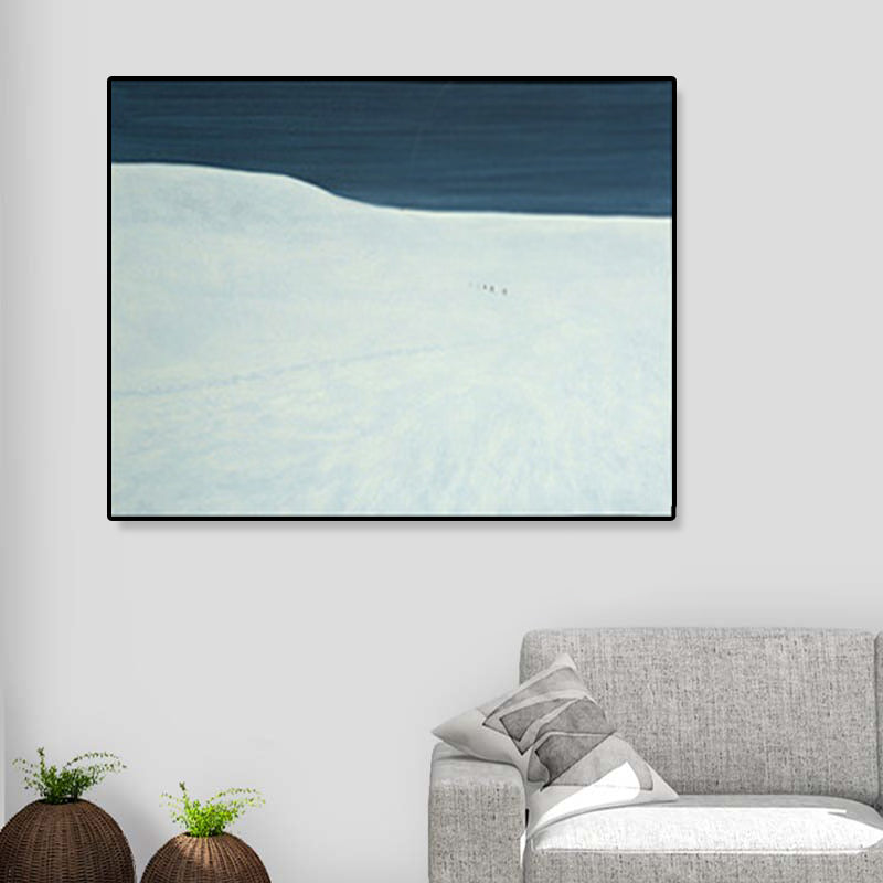 Soft Color Mountain View Canvas Natural Landscape Pop Art Textured Painting for Sitting Room Clearhalo 'Arts' 'Canvas Art' 1862085