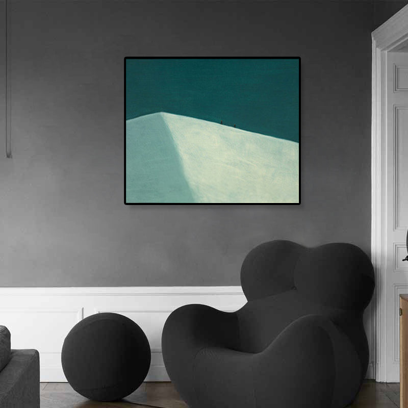 Soft Color Mountain View Canvas Natural Landscape Pop Art Textured Painting for Sitting Room Clearhalo 'Arts' 'Canvas Art' 1862088