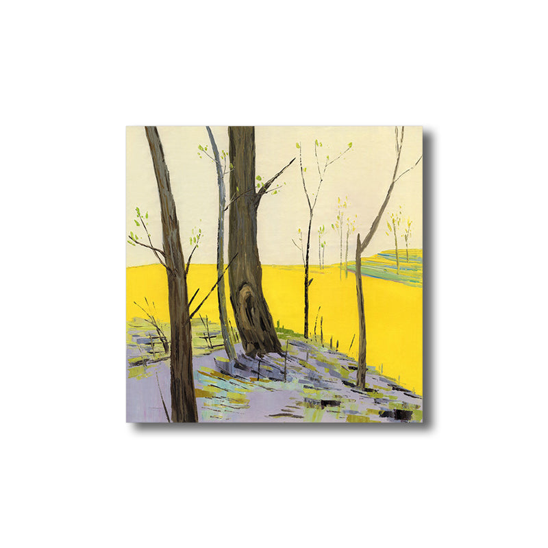 Pop Art Farmfield Canvas Soft Color Textured Painting for Bedroom, Multiple Sizes Clearhalo 'Arts' 'Canvas Art' 1862204