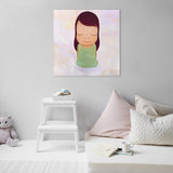 Pastel Illustration Baby Canvas Wall Art Figure Portrait Kids Textured Wall Decor Clearhalo 'Art Gallery' 'Canvas Art' 'Kids' Arts' 1862372