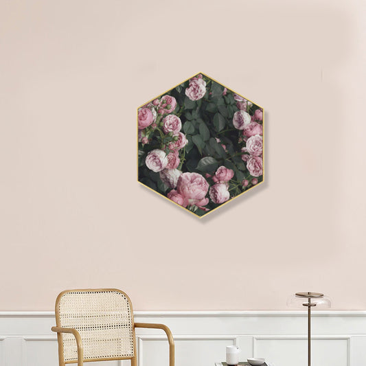 Fotoafdruk Rose Blossom Canvas Licht kleur Scandinavisch wanddecor voor zitkamer