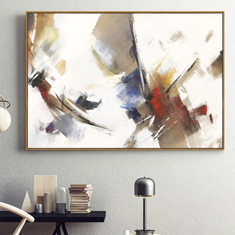 Brown Novel Abstract Canvas Textured Modern Art Style Lounge Wall Decor, Multiple Sizes Brown Clearhalo 'Arts' 'Canvas Art' 1862598